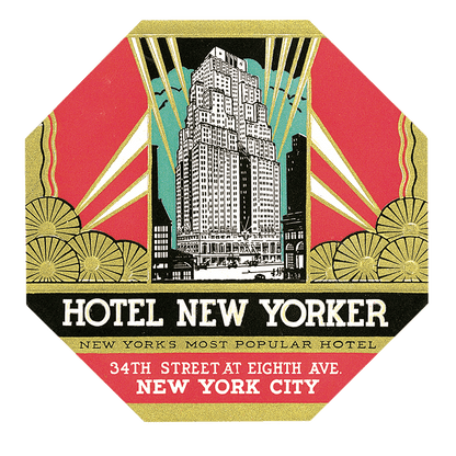 Grand Hotels - Travel Label Sticker Box