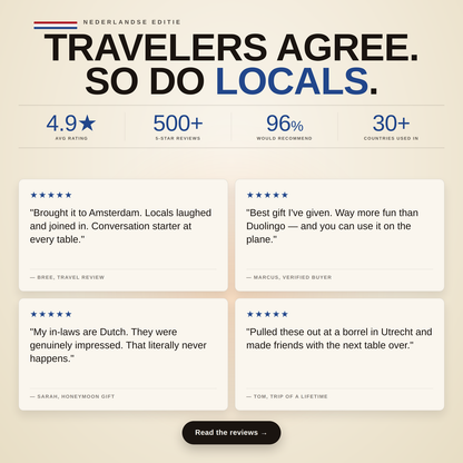 Dutch Travel Playing Cards