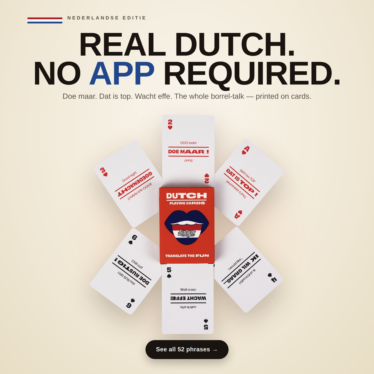 Dutch Travel Playing Cards