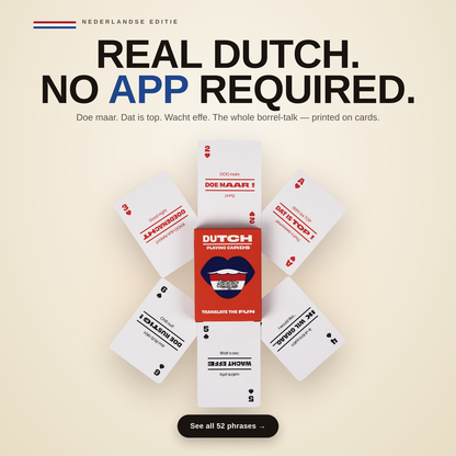 Dutch Travel Playing Cards