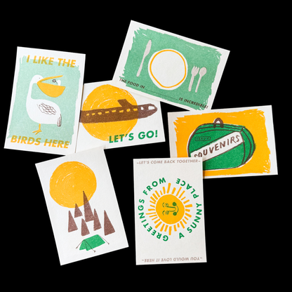 United States Road Trip Interactive Travel Map & Postcards