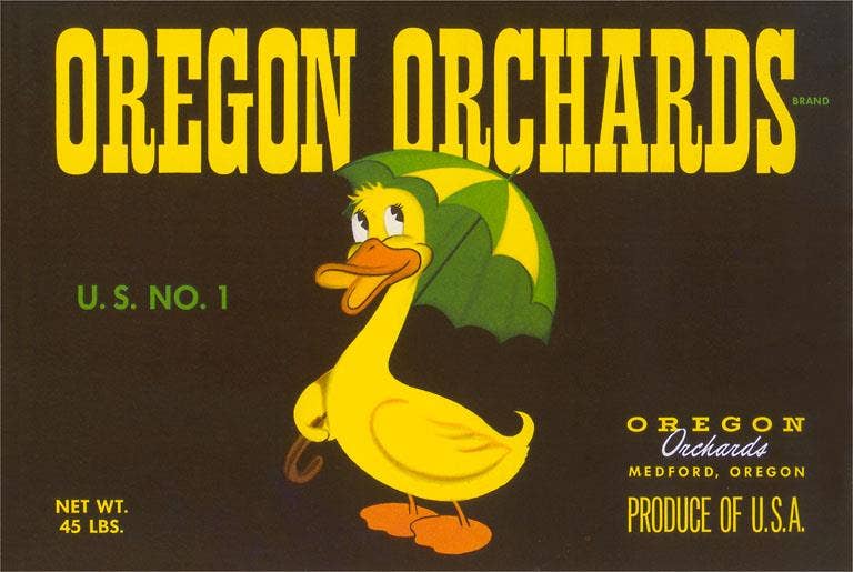 Oregon Orchards Magnet