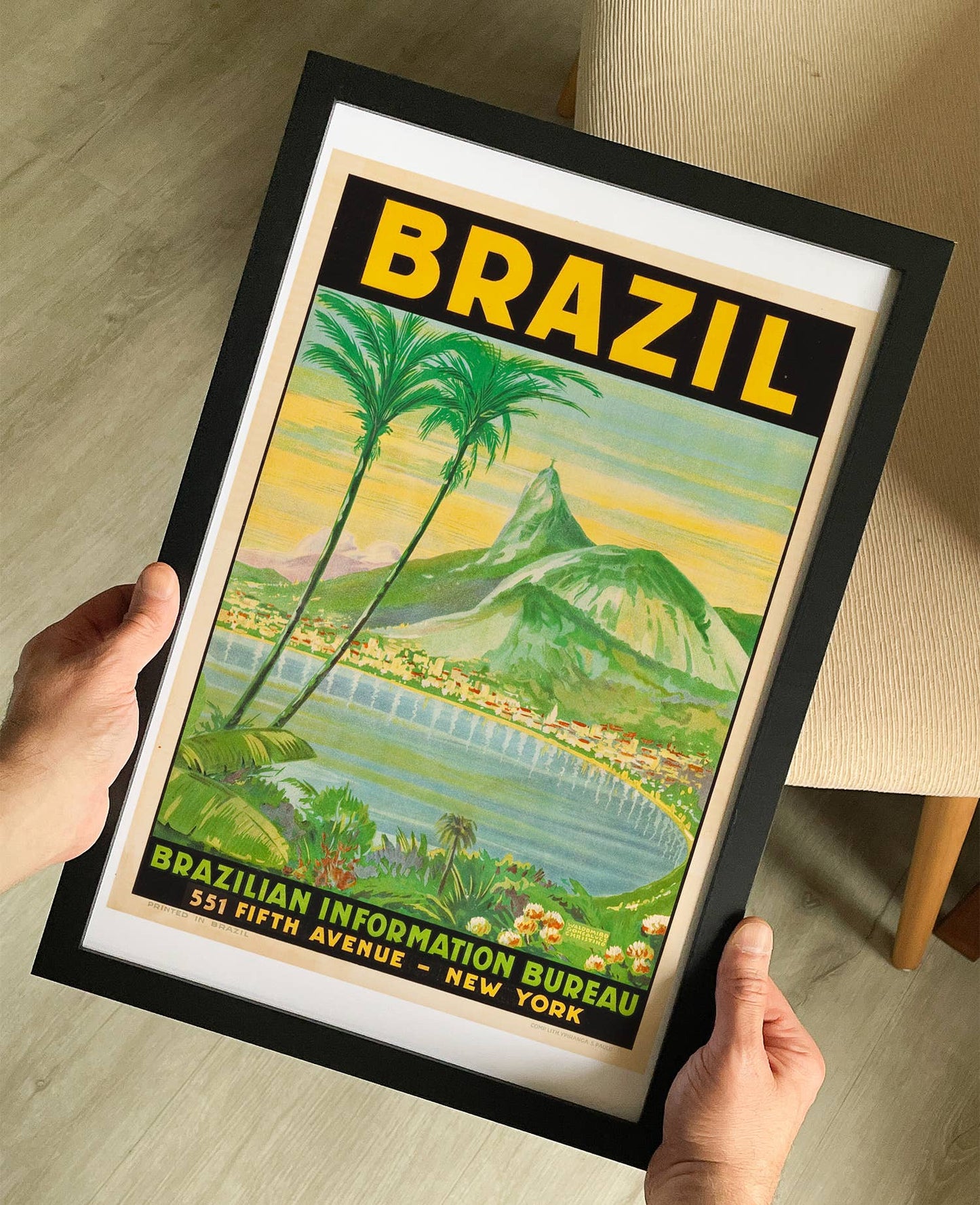 Brazil 1930s Travel Poster