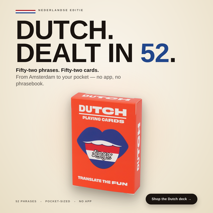 Dutch Travel Playing Cards