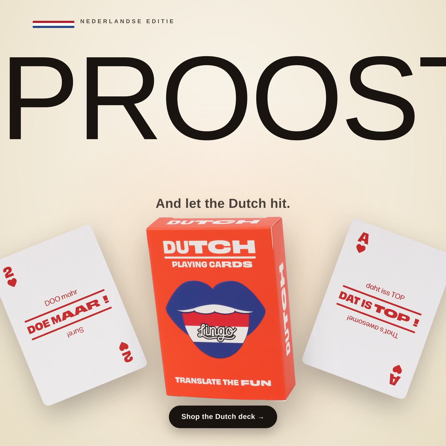 Dutch Travel Playing Cards
