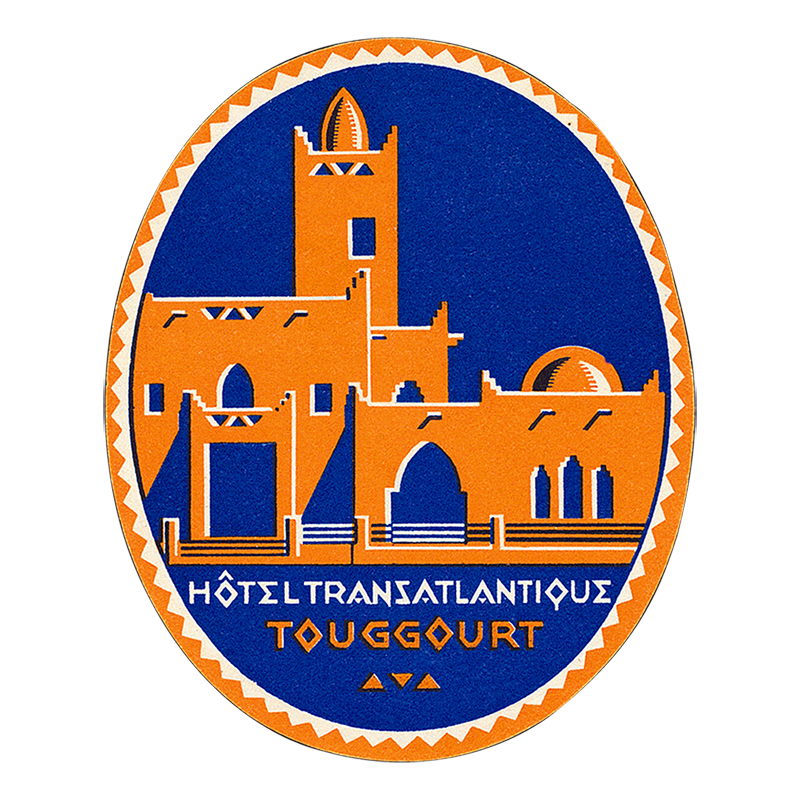 Exotic Destinations - Travel Label Sticker Box