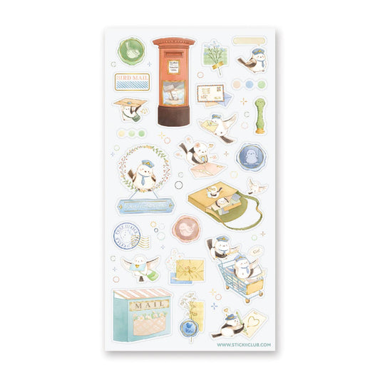Birb Post Sticker Sheet