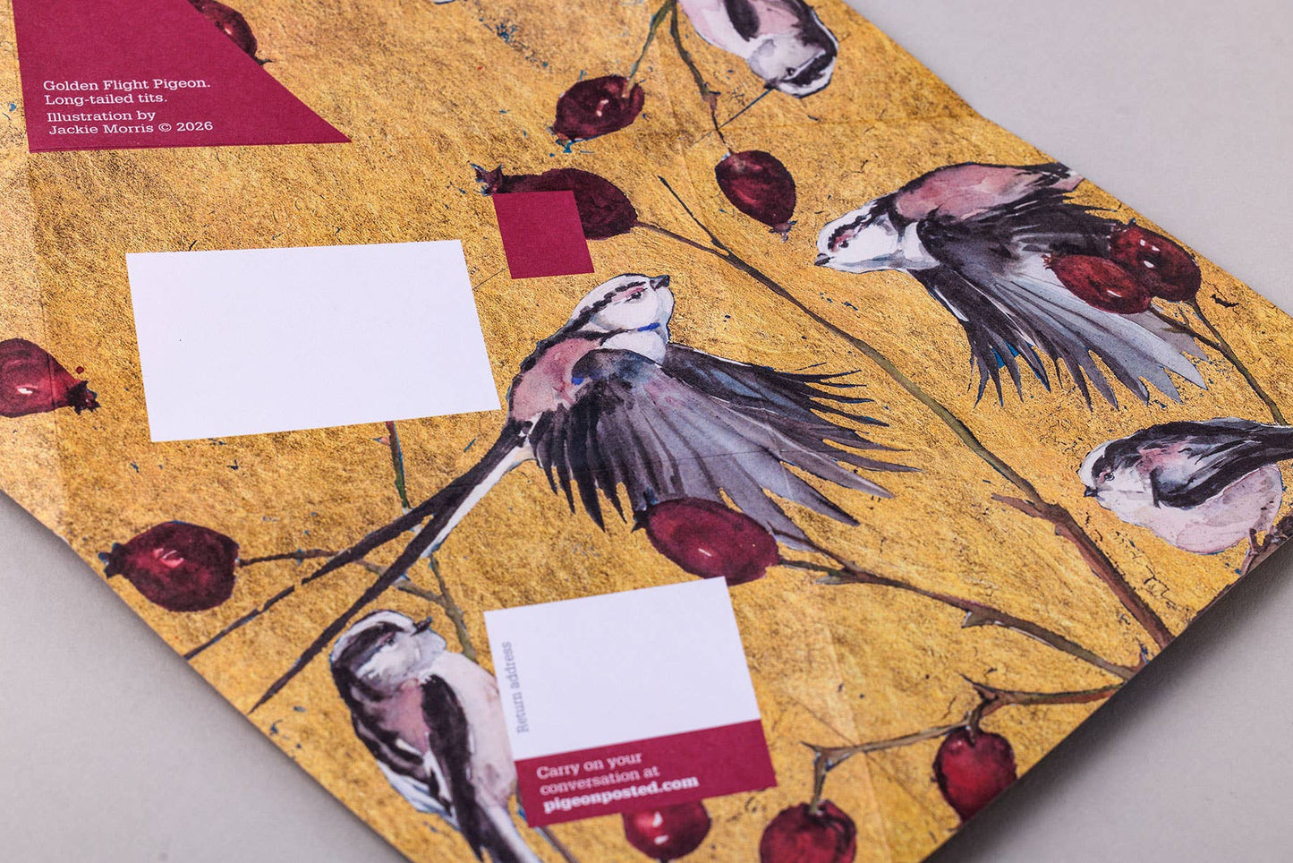 Golden Flight Pigeon Letter Set