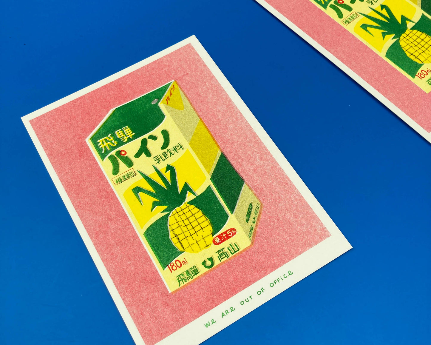 Japanese Pineapple Juice Risograph