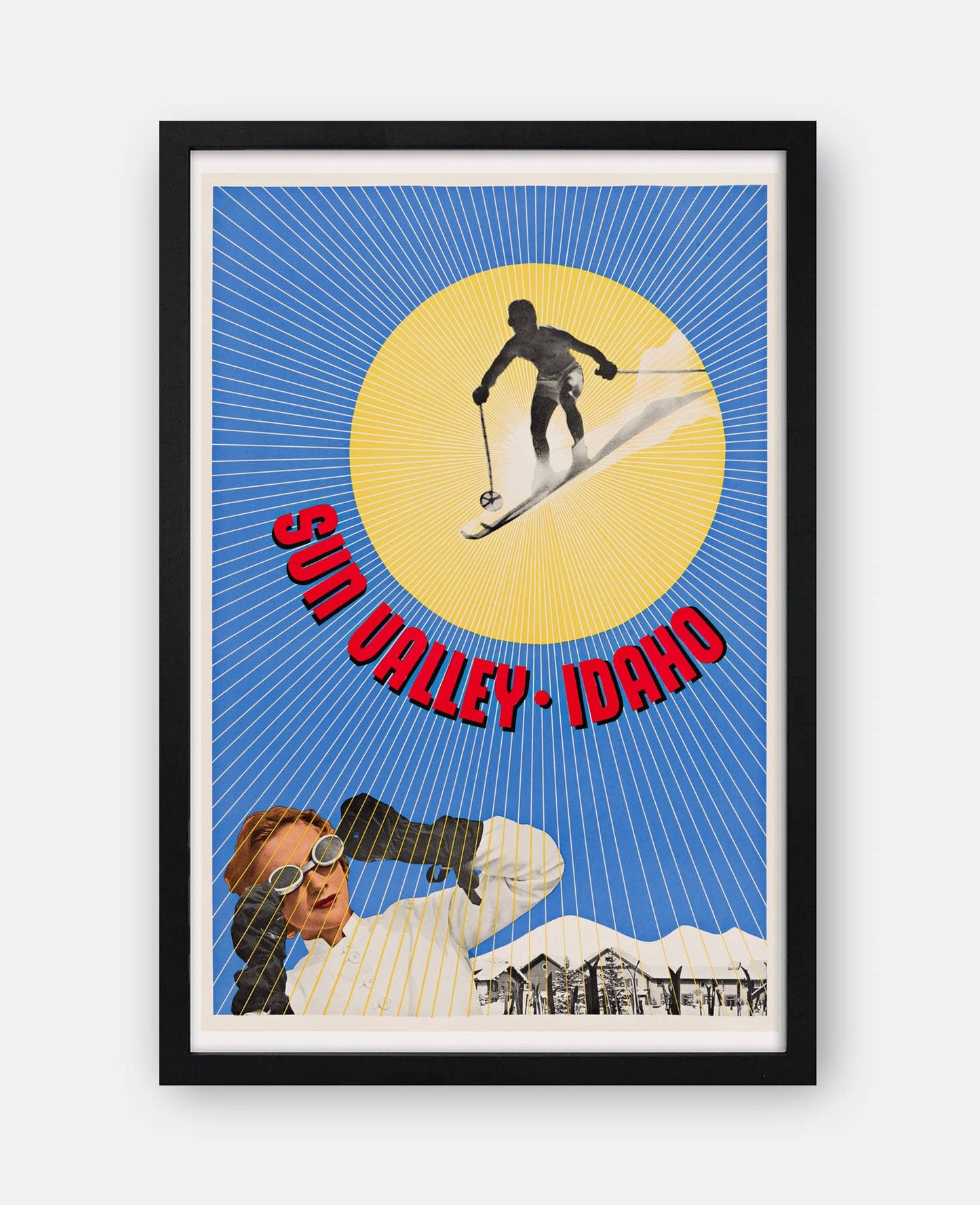 Sun Valley, Idaho Vintage Travel Poster