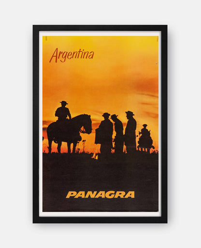 Argentina Panagra Vintage Travel Poster