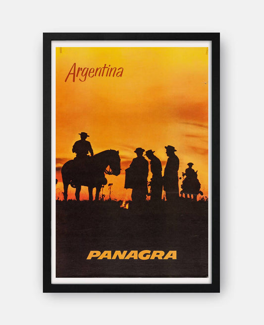 Argentina Panagra Vintage Travel Poster