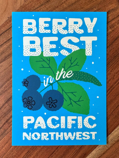 Berry Best in the Pacific Northwest Postcard