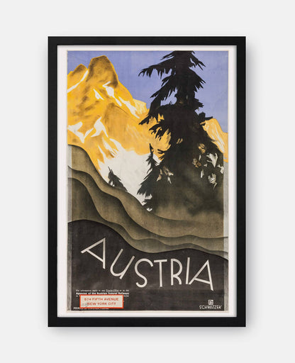 Austria 1930s Travel Poster