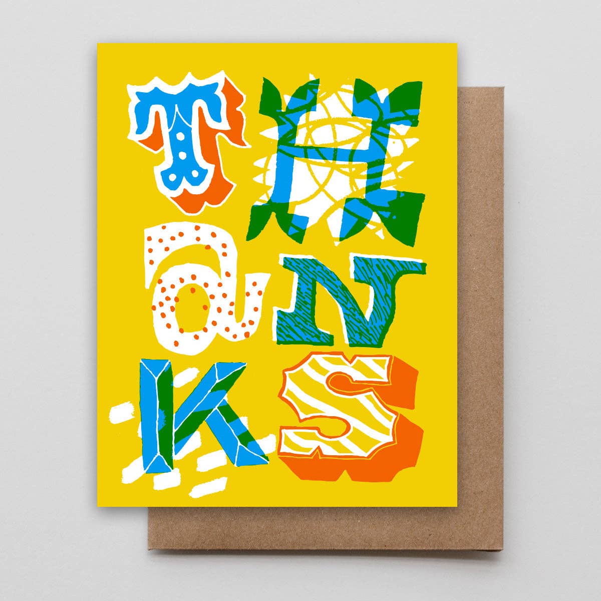 Thanks Type Card