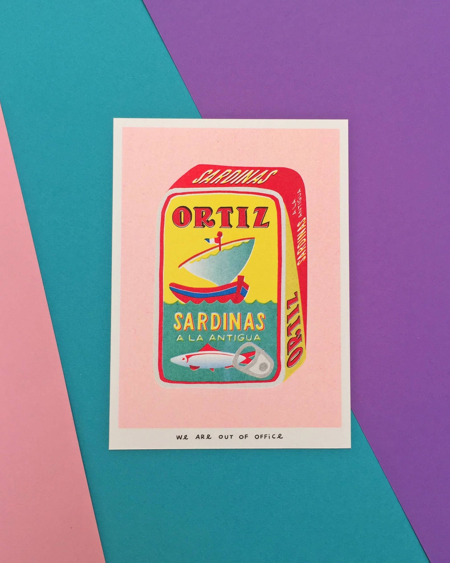 Ortiz Sardines Risograph