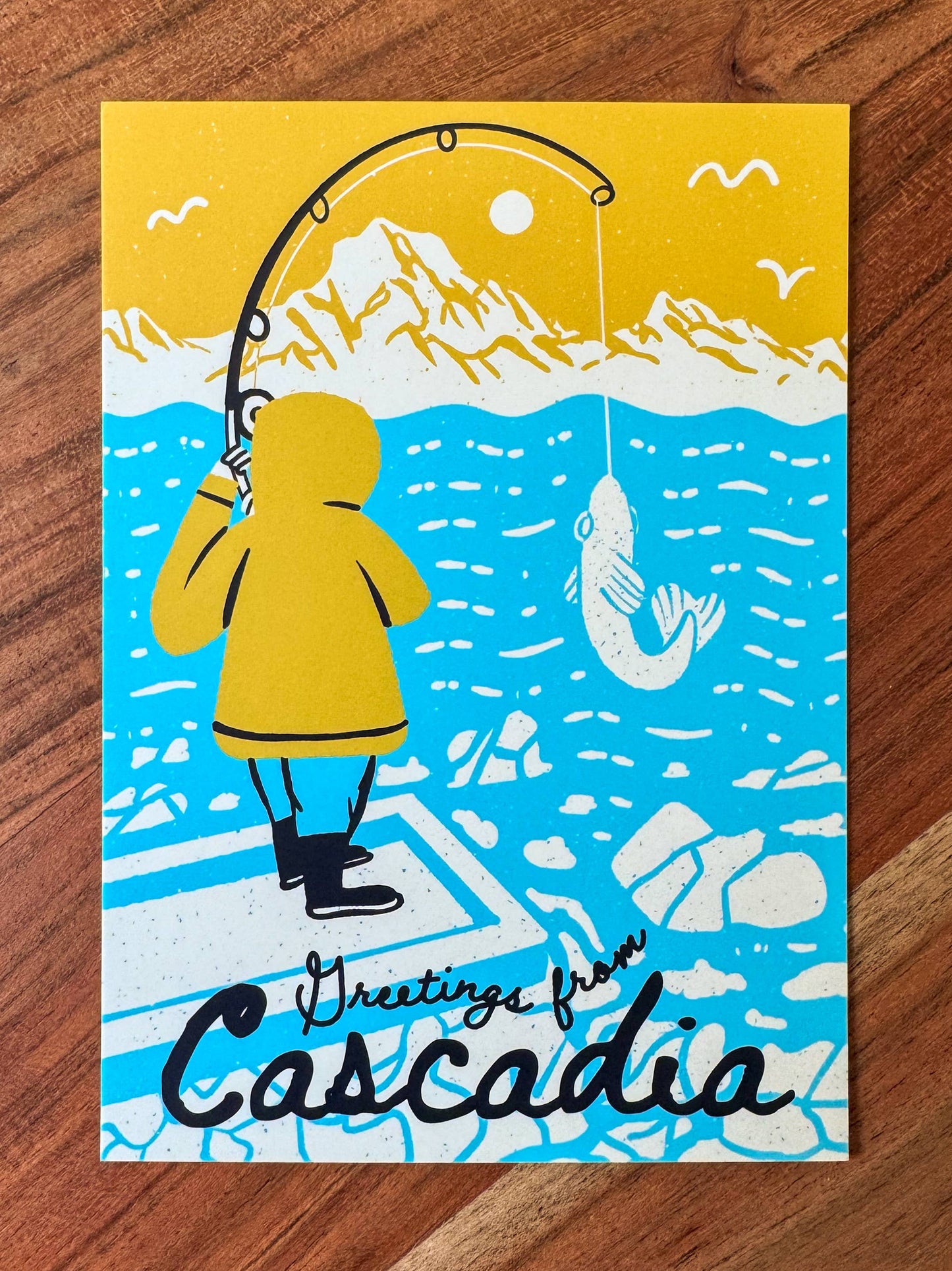 Greetings from Cascadia Postcard