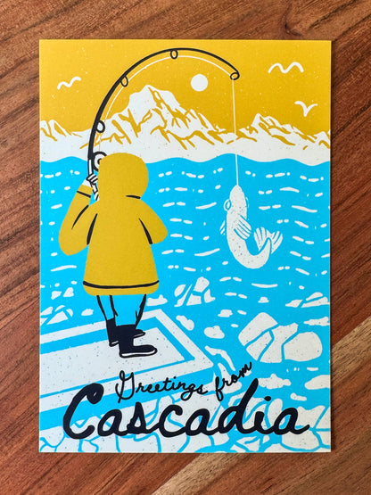 Greetings from Cascadia Postcard