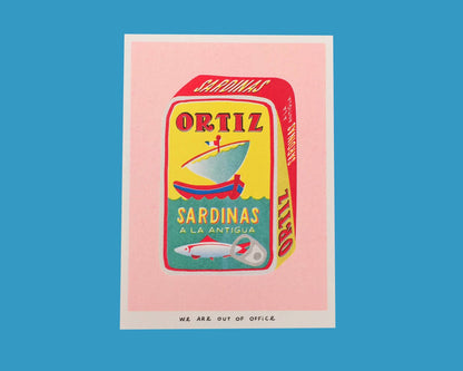 Ortiz Sardines Risograph