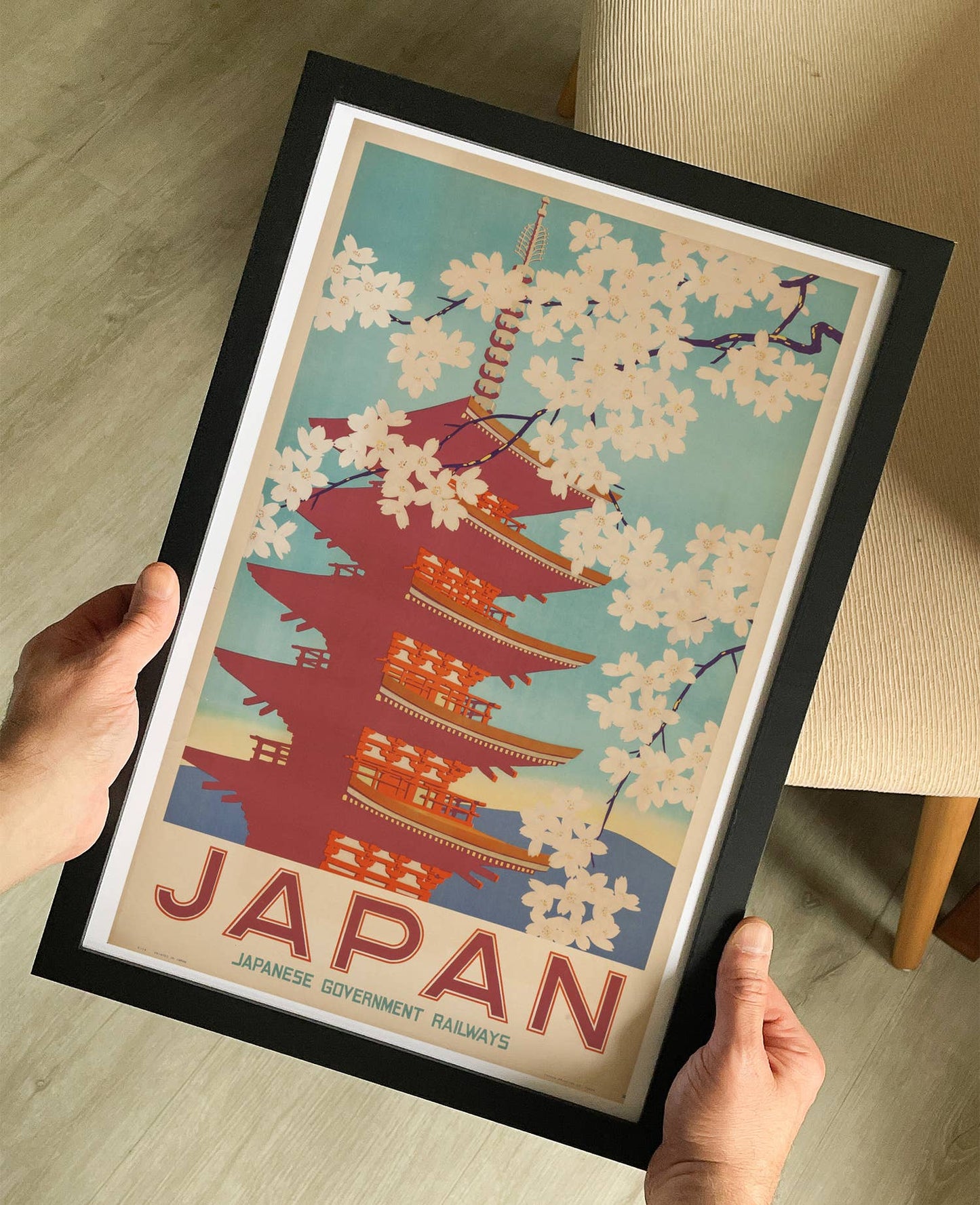 Japanese Government Railways 1937 Travel Poster