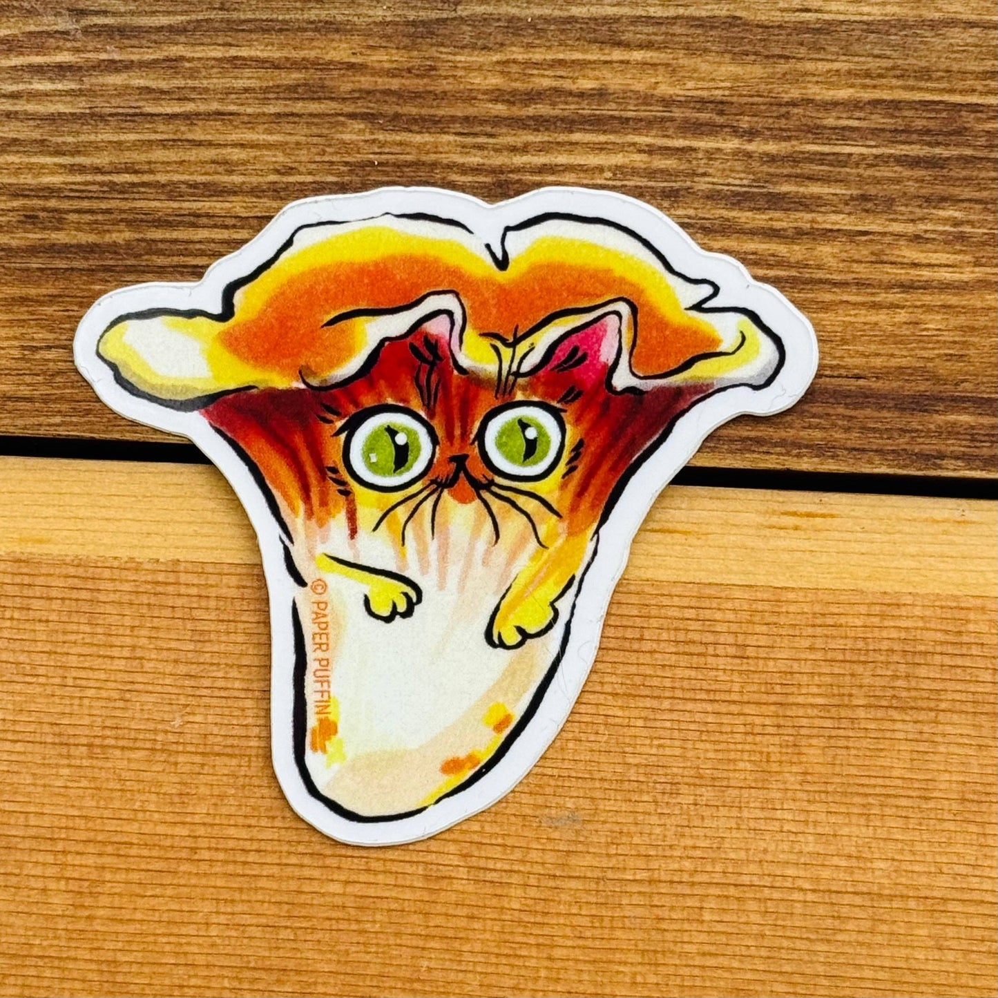Chanterelle Cutie Cat Sticker