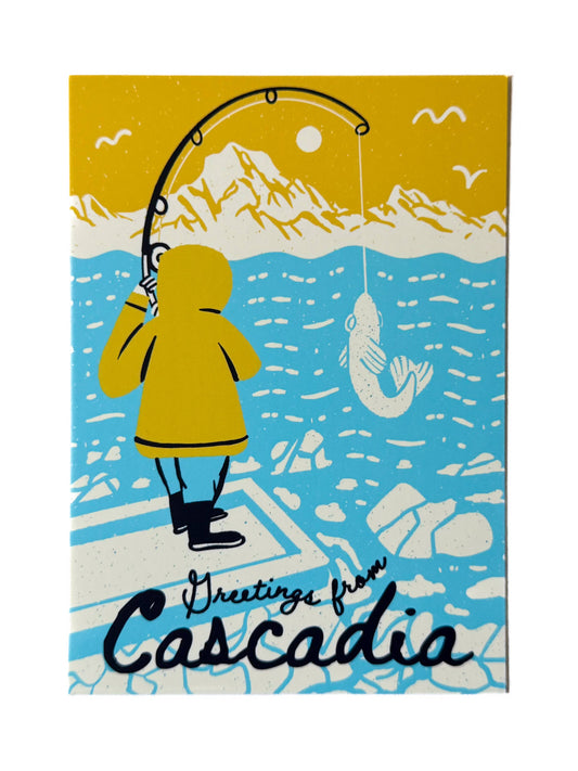 Greetings from Cascadia Postcard
