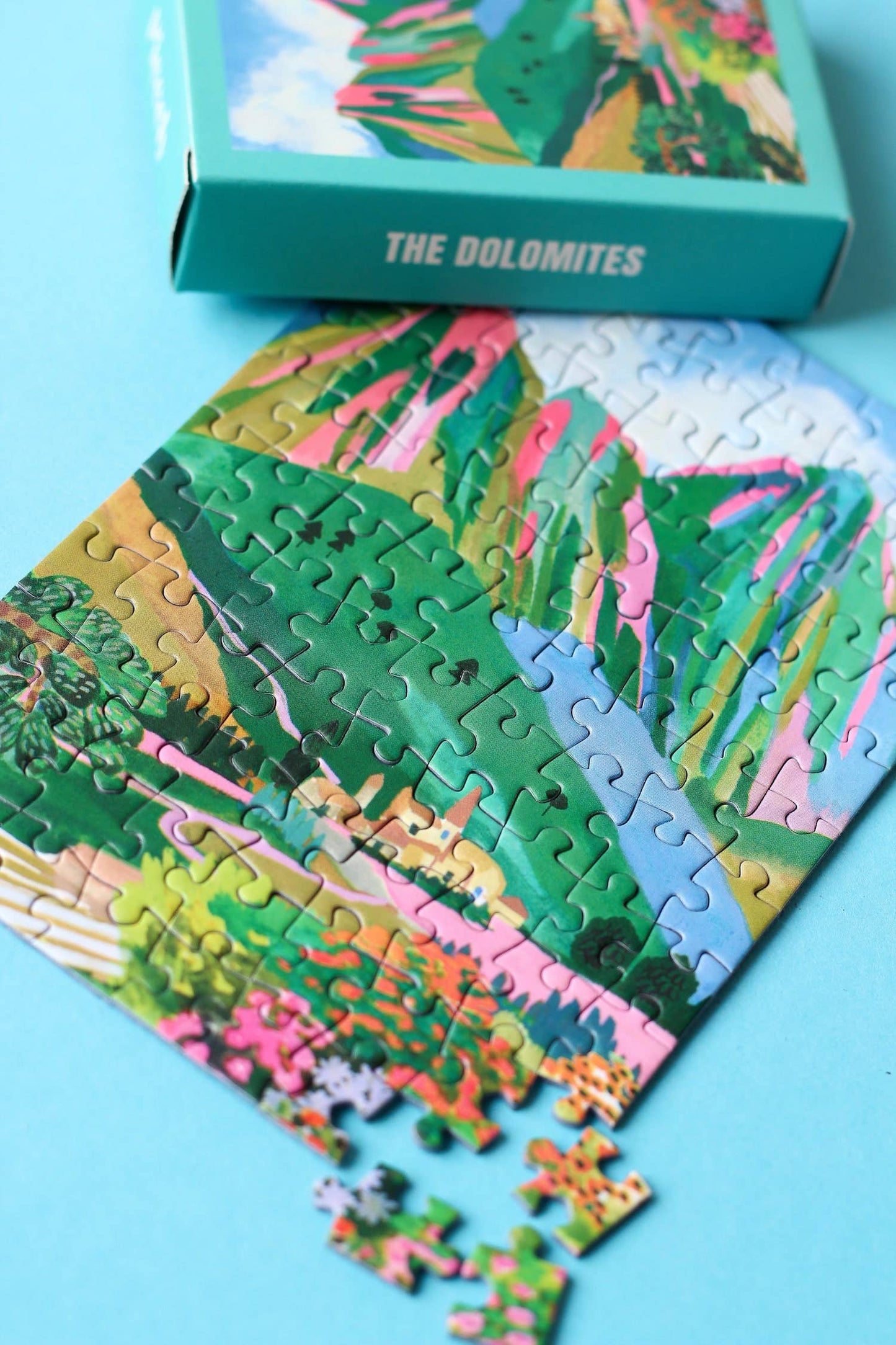 The Dolomites mini puzzle, 99 pieces