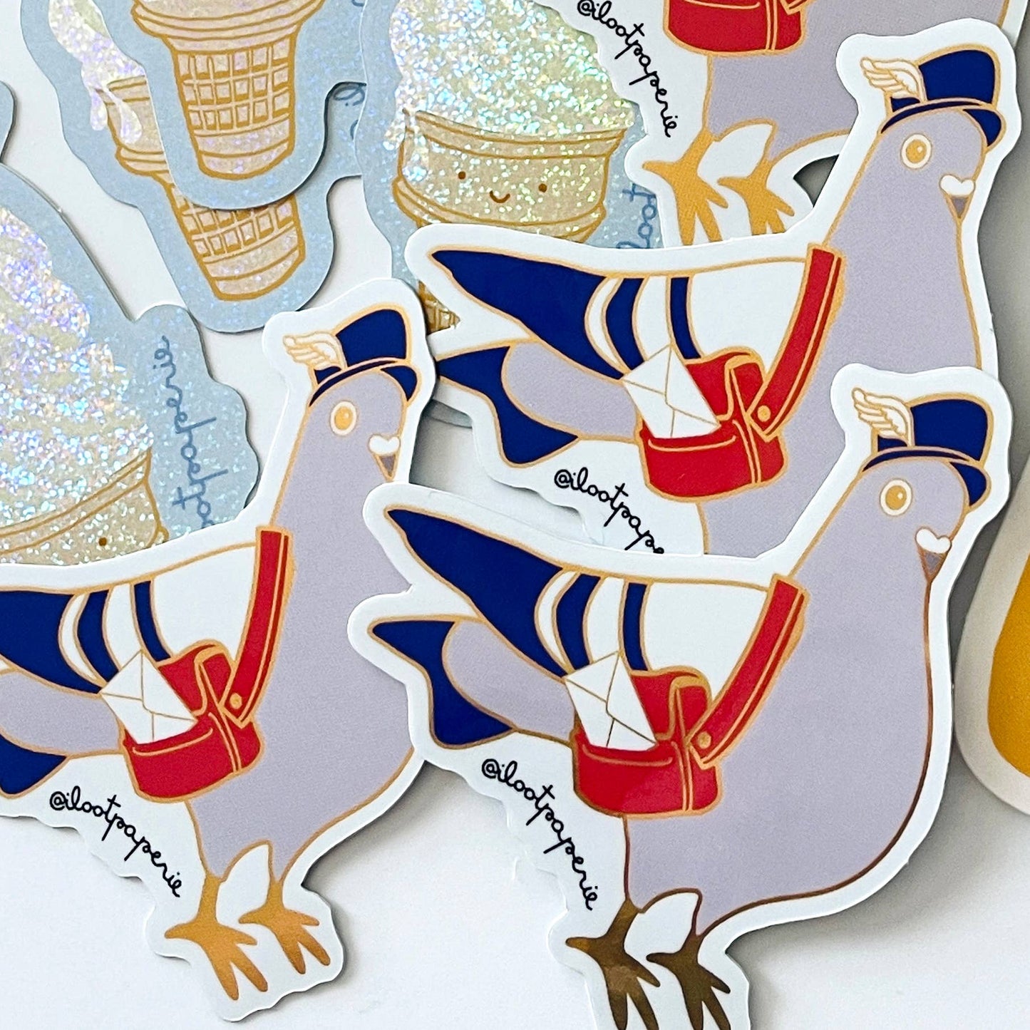 Par Pigeon Vinyl Sticker