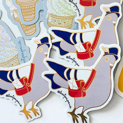 Par Pigeon Vinyl Sticker