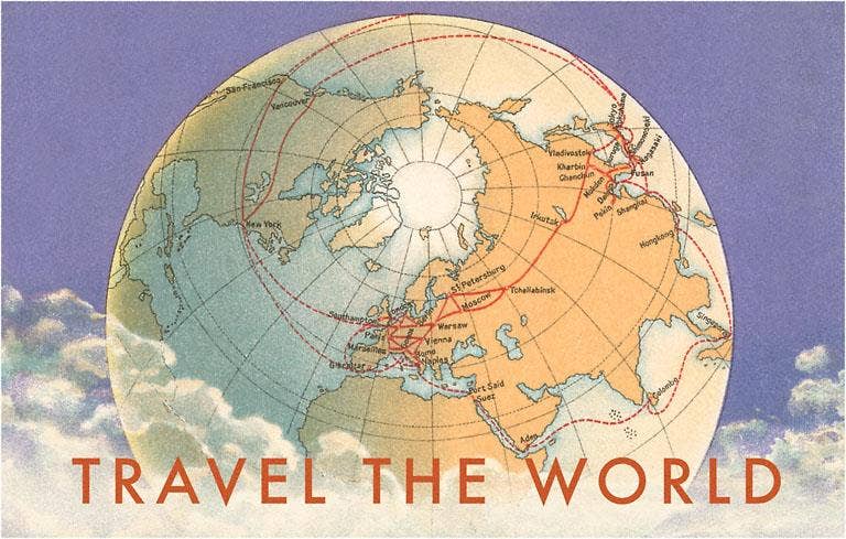 Travel the World Art Print
