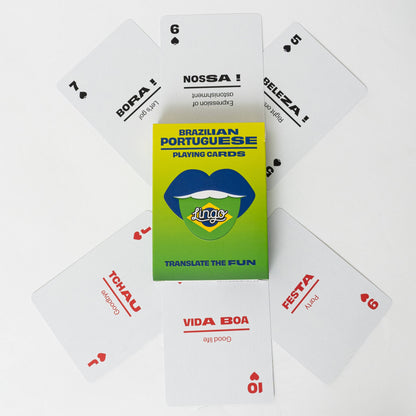 Brazilian Playing Cards in Tin Travel Case