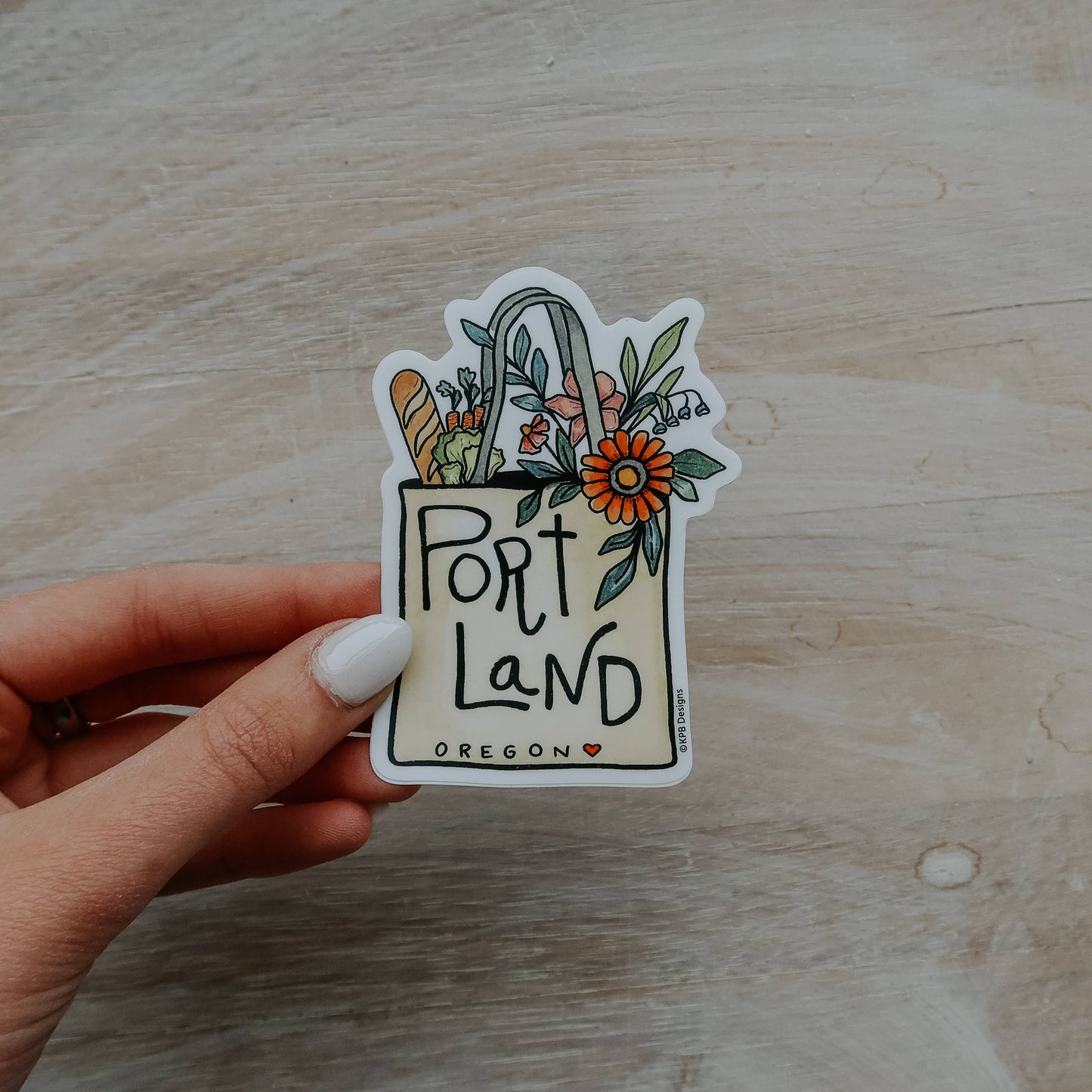 Portland Tote Vinyl Sticker