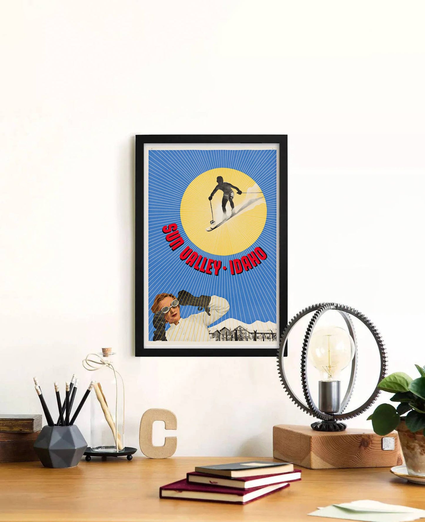 Sun Valley, Idaho Vintage Travel Poster