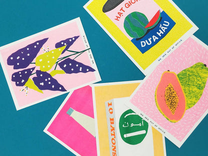 Watermelon Seeds Risograph