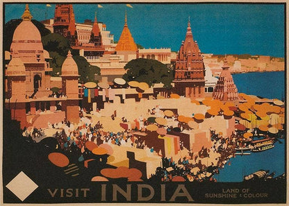 India Travel Art Print
