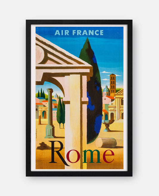 AIR FRANCE (Rome) 1959 Poster