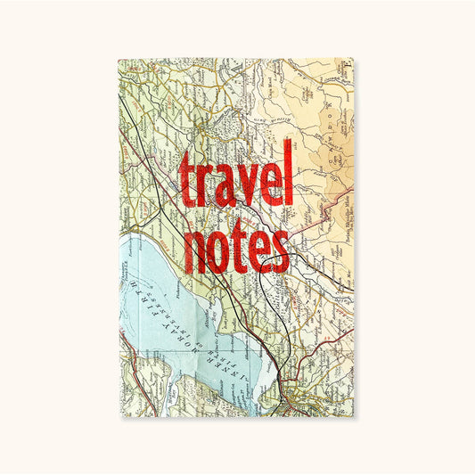 Vintage Map Travel Notebook