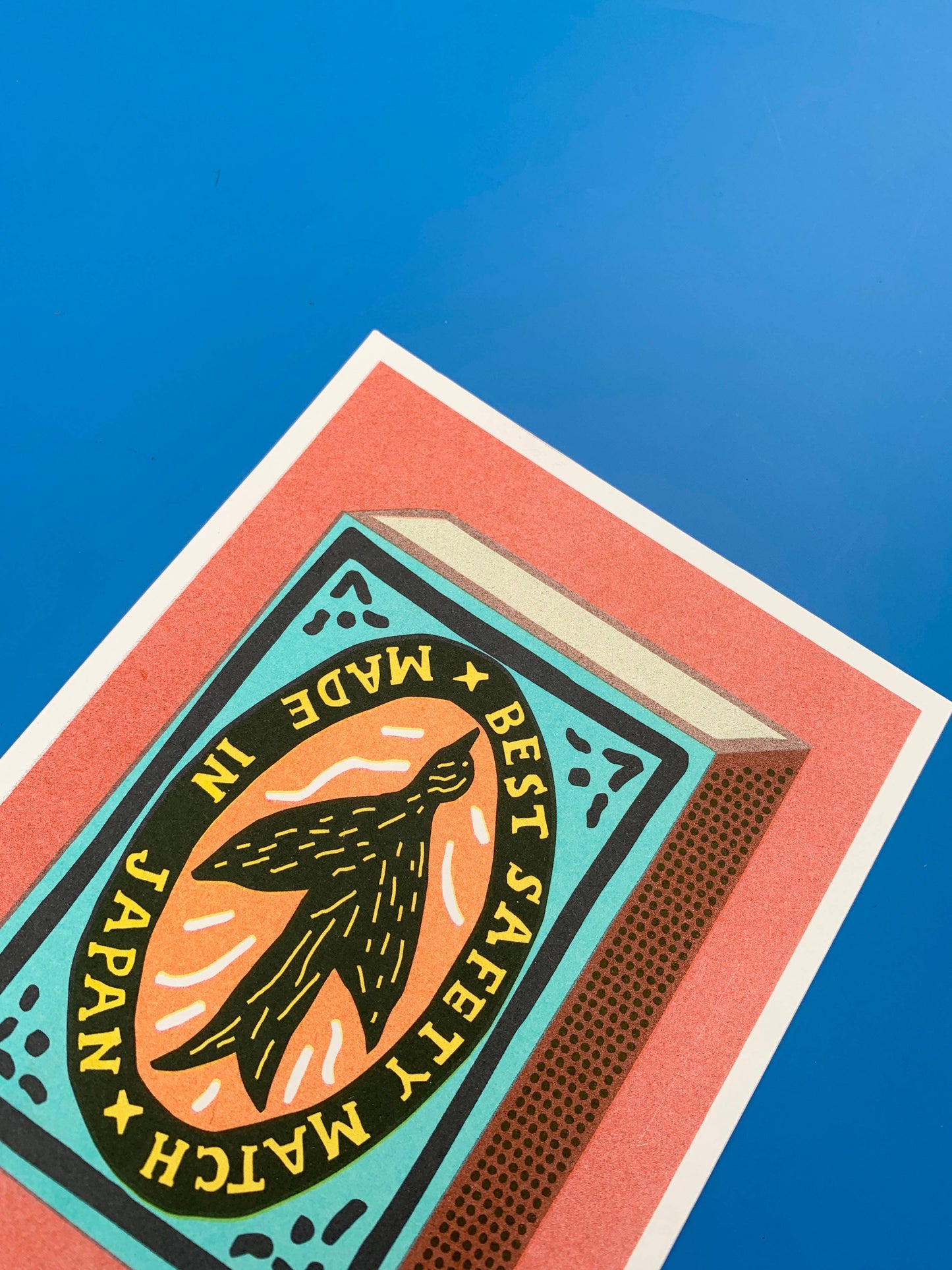 Japanese safety matches Risograph