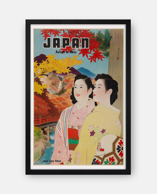 JAPAN (Autumn in Nikko) 1950s Poster