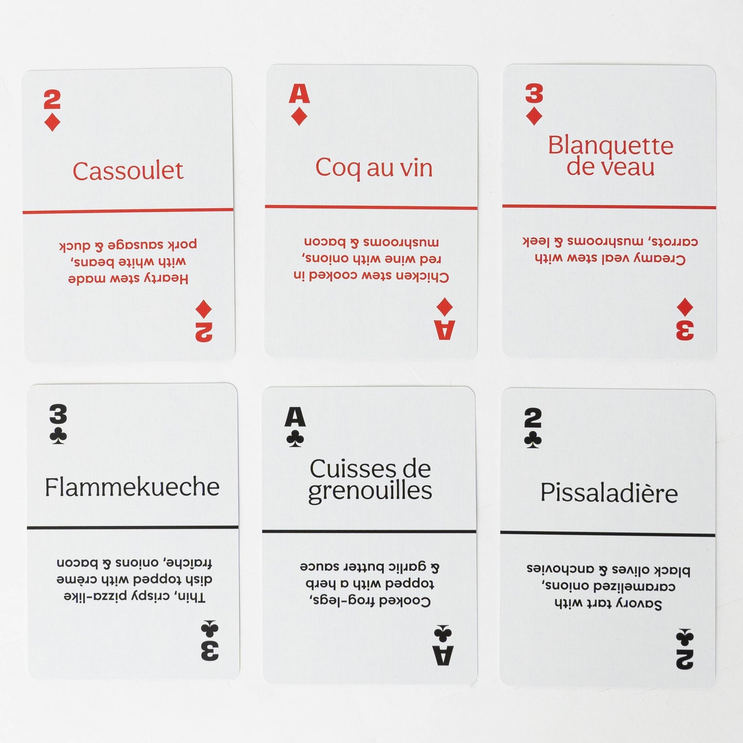 French Street Food Playing Cards