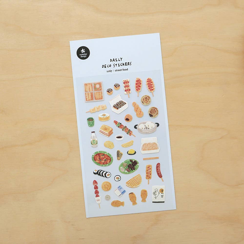 Street food Sticker Sheet