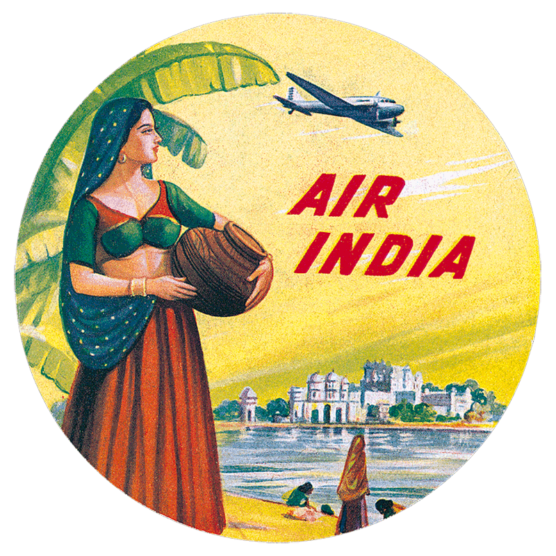 Wings of the World - Travel Label Sticker Box