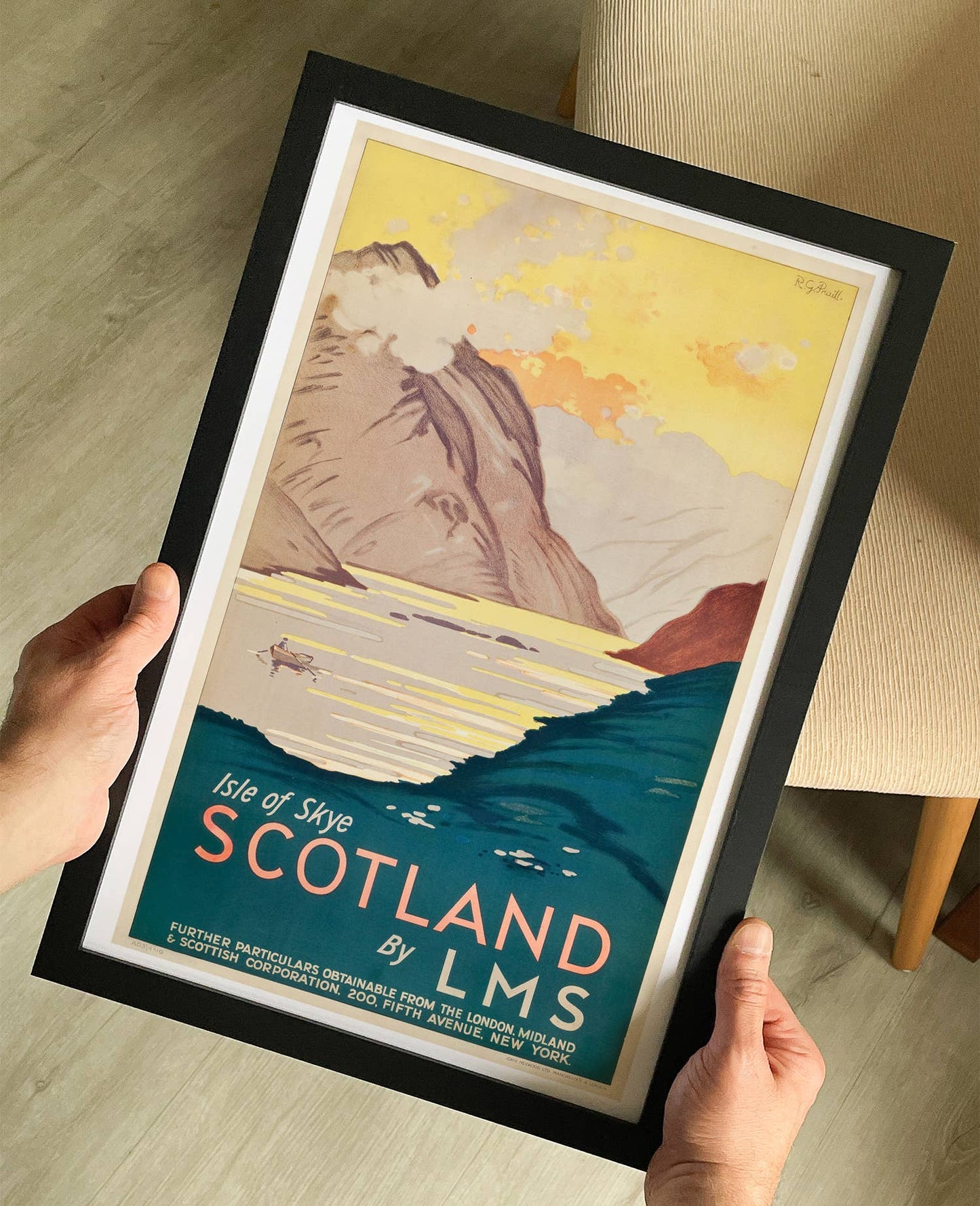 Scotland by LMS (Isle of Skye) 1933 Poster
