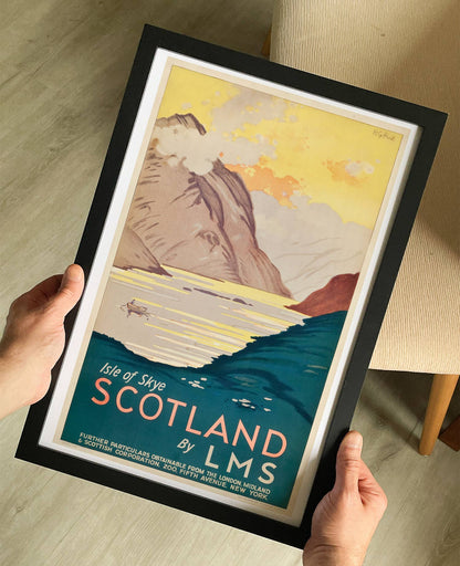 Scotland by LMS (Isle of Skye) 1933 Poster
