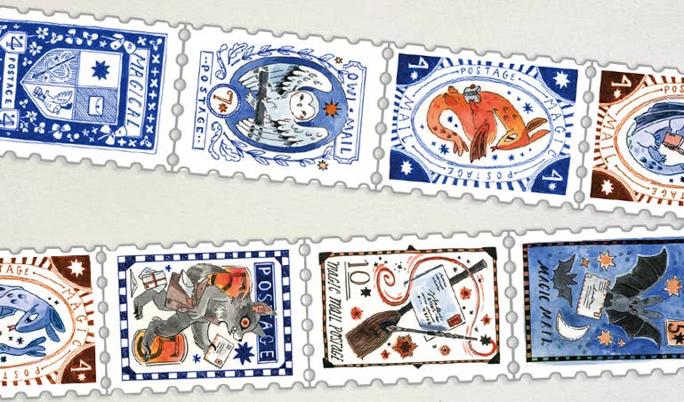 Magic Mail Stamp Washi Tape