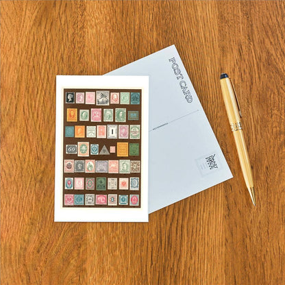 Stamps of the World Postcard