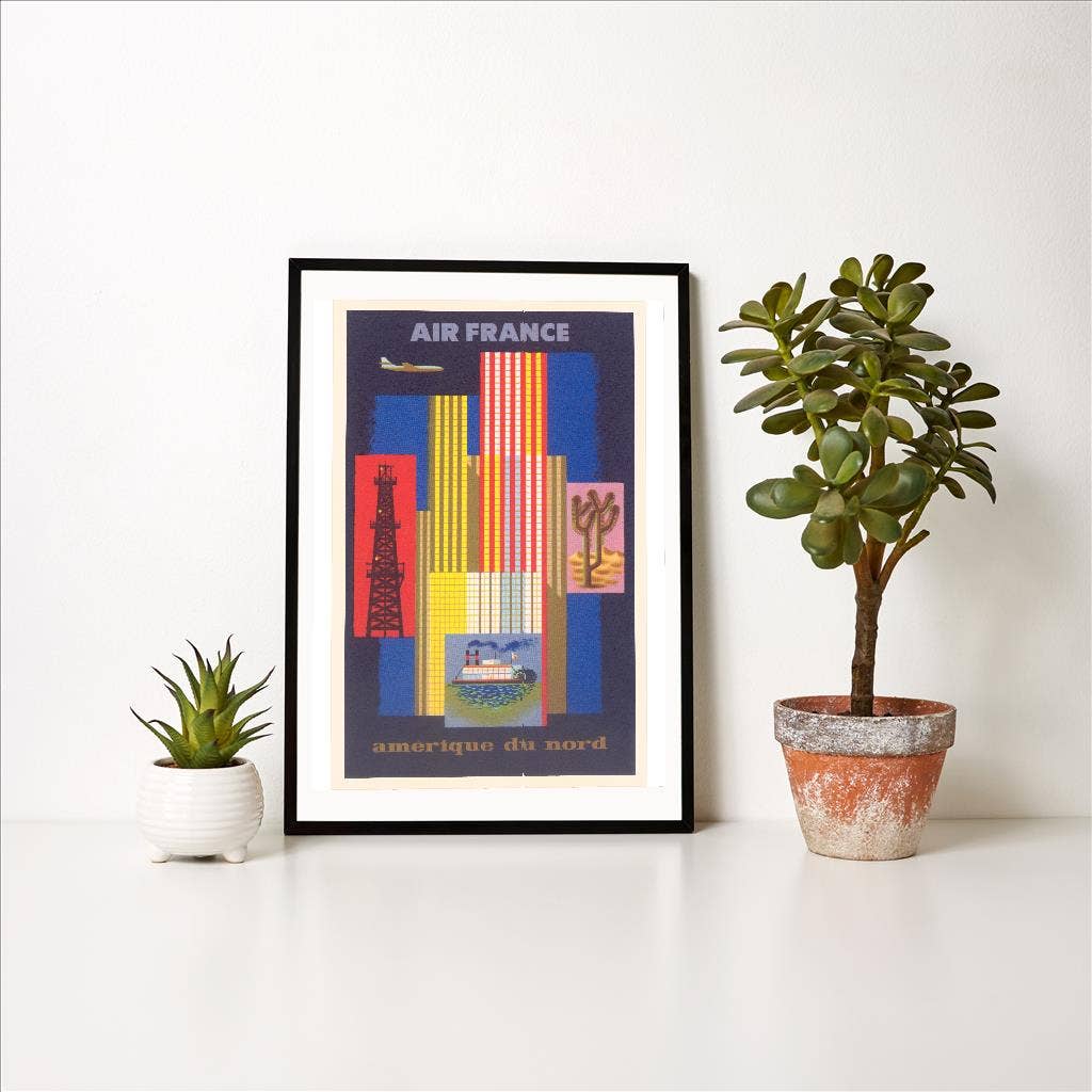 Air France North America Art Print