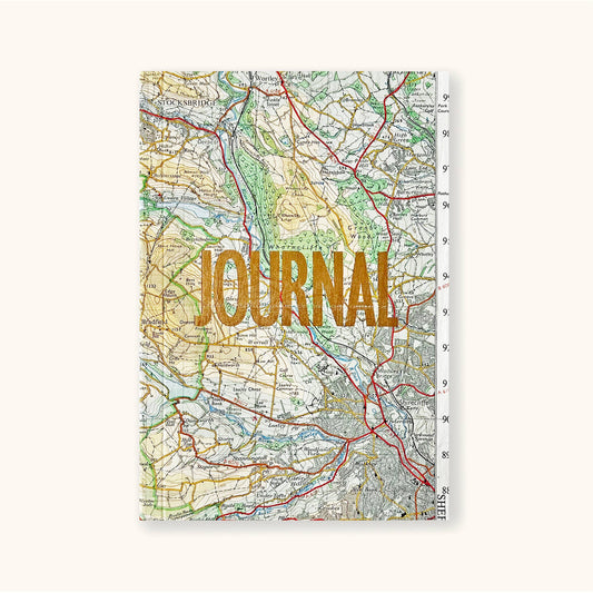 Vintage Map Travel Journal