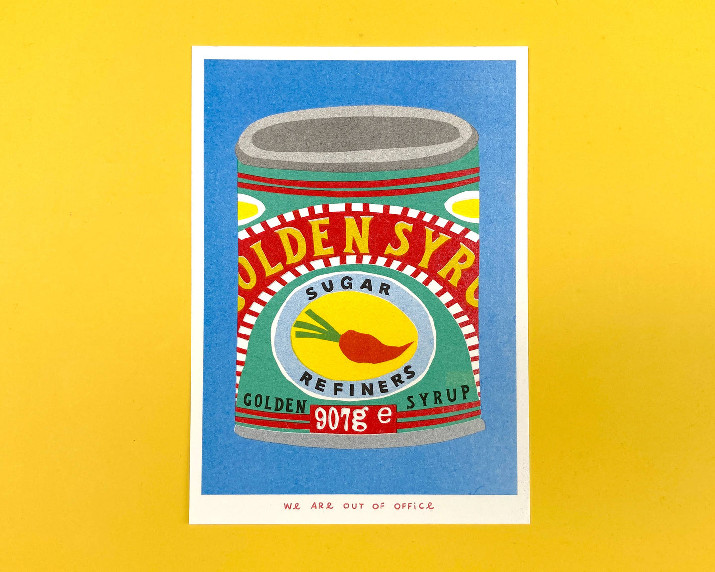 English Golden Syrup Risograph