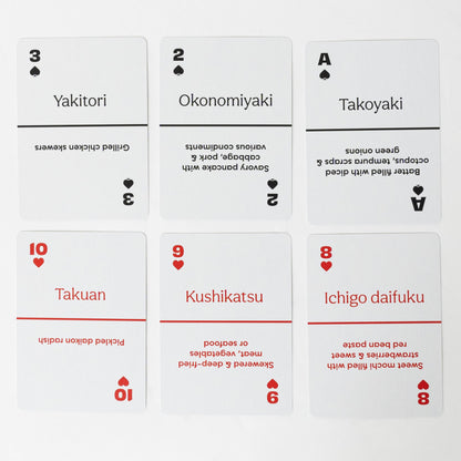 Japanese Street Food Playing Cards